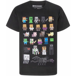 Minecraft - T-shirt - Enfant (Noir)