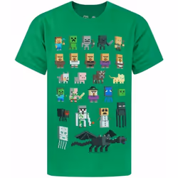 Minecraft - T-shirt - Enfant (Vert)