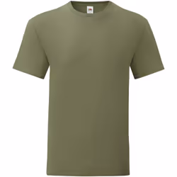 Fruit Of The Loom - T-shirt manches courtes ICONIC - Homme (Olive classique)