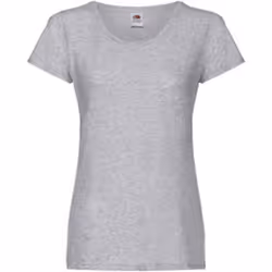 Fruit of the Loom - T-shirt - Femme (Gris chiné)