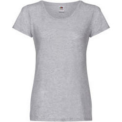 Fruit of the Loom - T-shirt - Femme (Gris chiné)