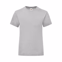 Fruit of the Loom - T-shirt ICONIC - Fille (Gris chiné)