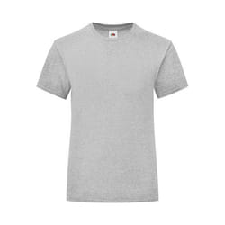 Fruit of the Loom - T-shirt ICONIC - Fille (Gris chiné)