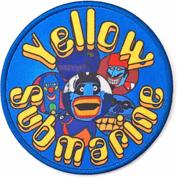 The Beatles - Écusson YELLOW SUBMARINE BADDIES - Taille unique (Bleu)