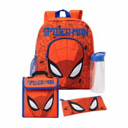 Spider-Man - Ensemble Sac à dos - Enfant (Rouge)
