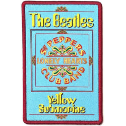 The Beatles - Écusson YELLOW SUBMARINE LONELY HEARTS - Taille unique (Bleu ciel)