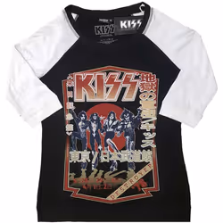 Kiss - T-shirt DESTROYER TOUR - Femme (Noir / Blanc)