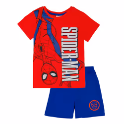 Spider-Man - Ensemble de pyjama court - Garçon (Rouge / Bleu)