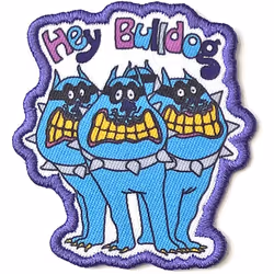 The Beatles - Écusson YELLOW SUBMARINE HEY BULLDOG - Taille unique (Blanc / Violet / Bleu)