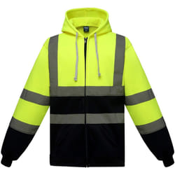 Yoko - Veste à capuche - Homme (Jaune / Bleu marine)