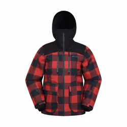 Mountain Warehouse - Blouson de ski DRAYTON - Homme (Rouge / Noir)