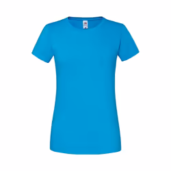 Fruit Of The Loom - T-shirt ajusté - Femmes (Azur)