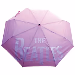 The Beatles - Parapluie pliant (Rose / Blanc)