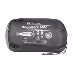 Mountain Warehouse - Sac de couchage MICROLITE - Taille 215 cm (Gris foncé)