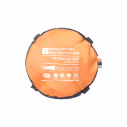 Mountain Warehouse - Sac de couchage MICROLITE - Taille 200 cm (Rouge corail vif)