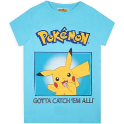 Pokemon - T-shirt GOTTA CATCH ´EM ALL! - Garçon (Bleu)
