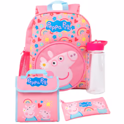 Peppa Pig - Ensemble Sac à dos (Rose)