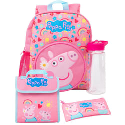 Peppa Pig - Ensemble Sac à dos (Rose)