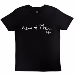 The Beatles - T-shirt NOW & THEN - Adulte (Noir)