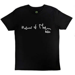 The Beatles - T-shirt NOW & THEN - Adulte (Noir)