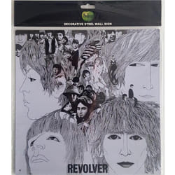 The Beatles - Pancarte REVOLVER - Taille unique (Blanc / Noir)