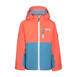 Trespass - Blouson de ski PAULINE - Enfant (Pêche rose / Bleu gris)