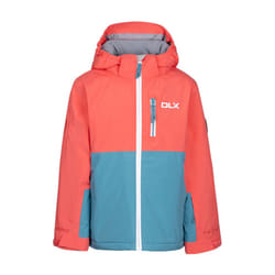Trespass - Blouson de ski PAULINE - Enfant (Pêche rose / Bleu gris)