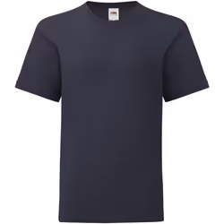 Fruit of the Loom - T-shirt ICONIC - Enfant (Bleu marine foncé)
