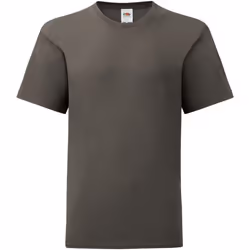 Fruit of the Loom - T-shirt ICONIC - Enfant (Gris)