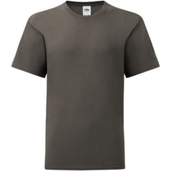 Fruit of the Loom - T-shirt ICONIC - Enfant (Gris)