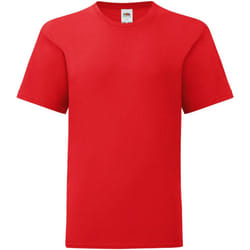 Fruit of the Loom - T-shirt ICONIC - Enfant (Rouge)