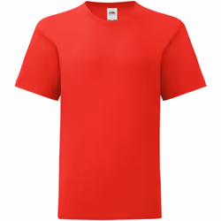 Fruit of the Loom - T-shirt ICONIC - Enfant (Rouge)