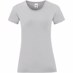 Fruit of the Loom - T-shirt ICONIC - Femme (Anthracite)