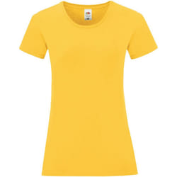 Fruit of the Loom - T-shirt ICONIC - Femme (Tournesol)