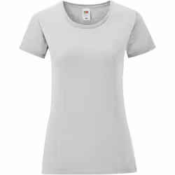 Fruit of the Loom - T-shirt ICONIC - Femme (Gris chiné)