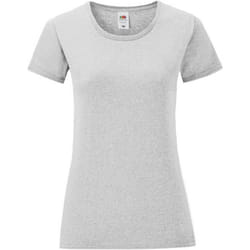Fruit of the Loom - T-shirt ICONIC - Femme (Gris chiné)