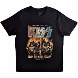 Kiss - T-shirt END OF THE ROAD FINAL TOUR - Adulte (Noir)