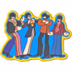 The Beatles - Écusson YELLOW SUBMARINE SUB BAND - Taille unique (Multicolore)