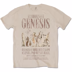 Genesis - T-shirt AN EVENING WITH - Adulte (Sable)
