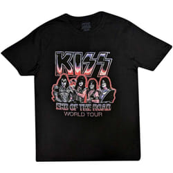 Kiss - T-shirt END OF THE ROAD TOUR - Adulte (Noir)