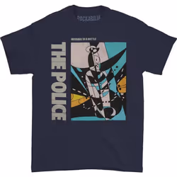 The Police - T-shirt MESSAGE IN A BOTTLE - Adulte (Bleu marine)