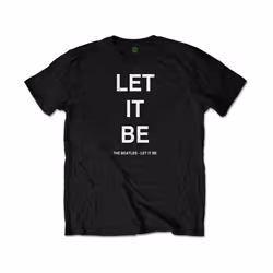The Beatles - T-shirt LET IT BE - Adulte (Noir)