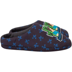 Minecraft - Chaussons - Garçon (Bleu marine / Bleu)