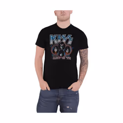 Kiss - T-shirt ALIVE IN ´77 - Adulte (Noir)