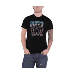 Kiss - T-shirt ALIVE IN ´77 - Adulte (Noir)