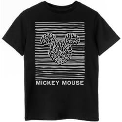 Disney - T-shirt UNKNOWN PLEASURES - Adulte (Noir)