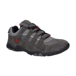 Hi-Tec - Chaussures de marche QUADRA - Homme (Charbon / Rouge)