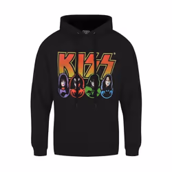 Kiss - Sweat à capuche - Adulte (Noir)
