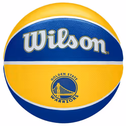 Wilson - Ballon de basket GOLDEN STATE WARRIORS - Taille Taille 7 (Jaune / Bleu)