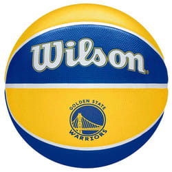 Wilson - Ballon de basket GOLDEN STATE WARRIORS - Taille Taille 7 (Jaune / Bleu)